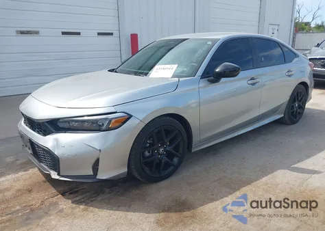 2025 Honda Civic Sport из США, поврежденный, VIN 2HGFE2F52SH542839